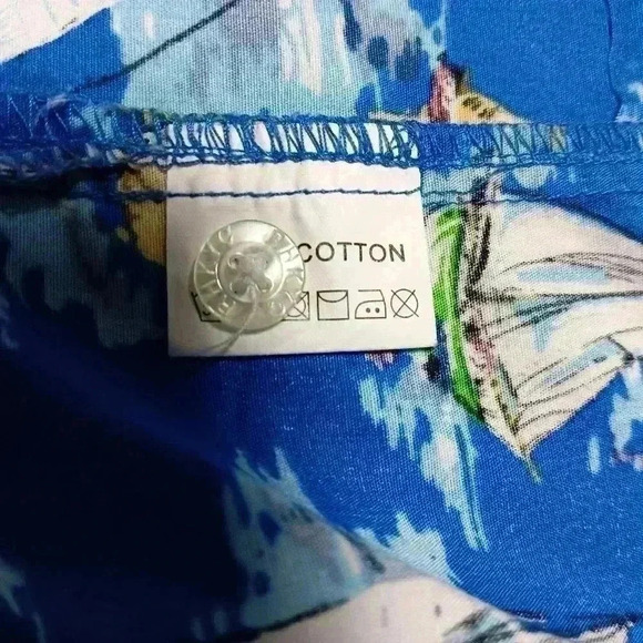 Vintage Royal Hong Hong Yacht  Club 💯 cotton short sleeve button down. Men's2XL - Picture 4 of 7